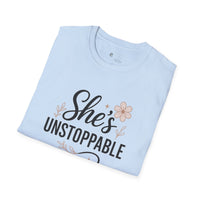 Cossmoss X Cody Caple Motivation, She's Unstoppable T-Shirt