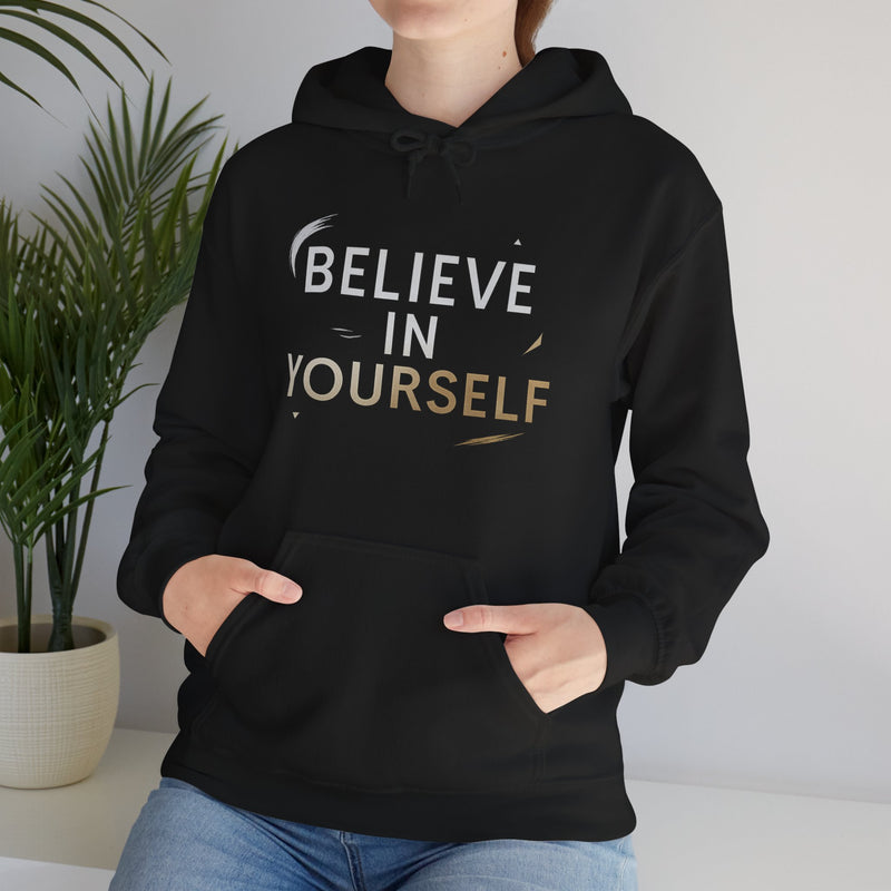Believe In Yourself Hooded Sweatshirt - Cossmoss X Cody Caple Motivation