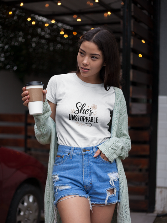 Cossmoss X Cody Caple Motivation, She's Unstoppable T-Shirt