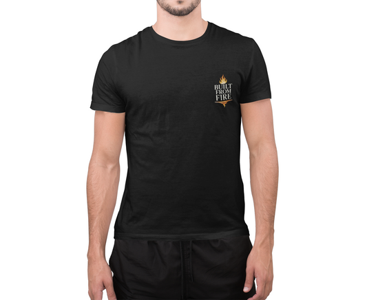 Cossmoss X Cody Caple Motivation, Built From Fire Unisex T-Shirt
