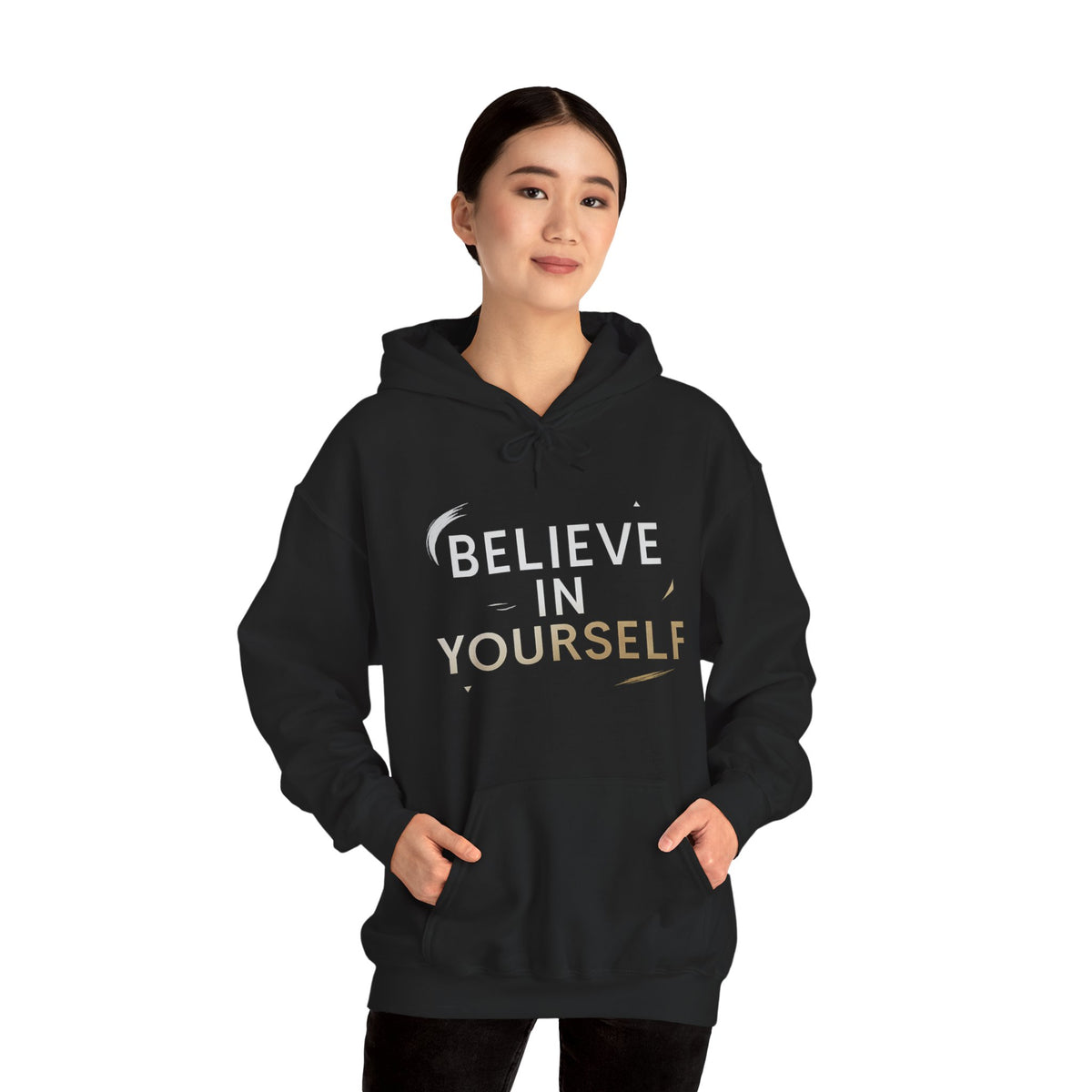 Believe In Yourself Hooded Sweatshirt - Cossmoss X Cody Caple Motivation
