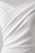 Elegant Off-Shoulder Draped Mini Dress