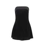 Backless Off-neck Tube Top Dress