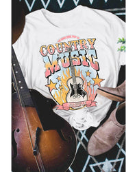 Country Music Nashville Graphic Tee
