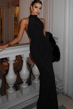 Sequin Sleeveless Maxi Dress