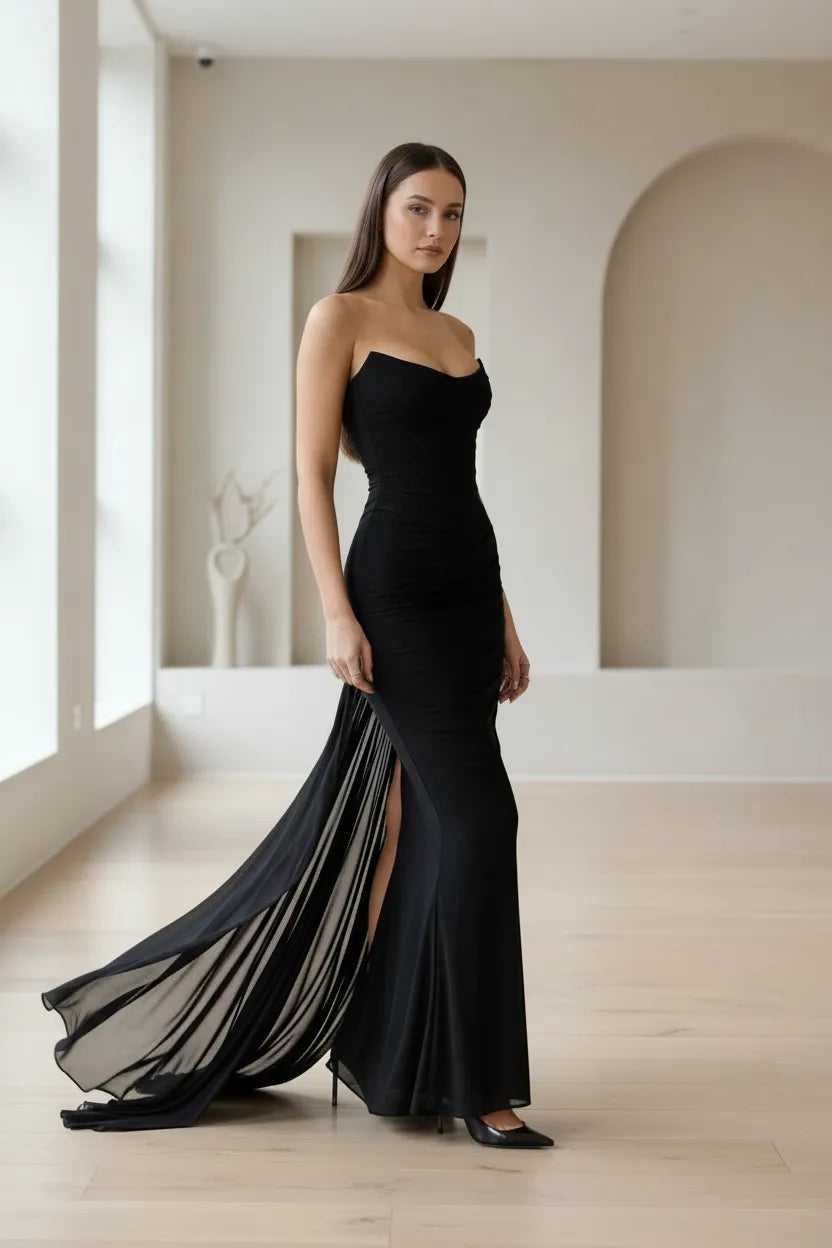 Tube Top and Maxi Skirt Set