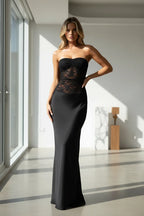 Lace Corset Maxi Dress